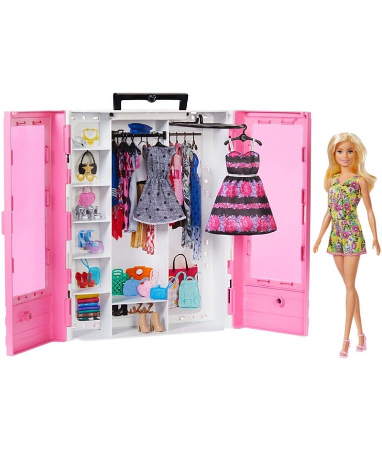 Mattel Barbie Fashionistas - H Ντουλάπα Της Barbie Με Την Κούκλα  Ηλικία 3+  GBK12