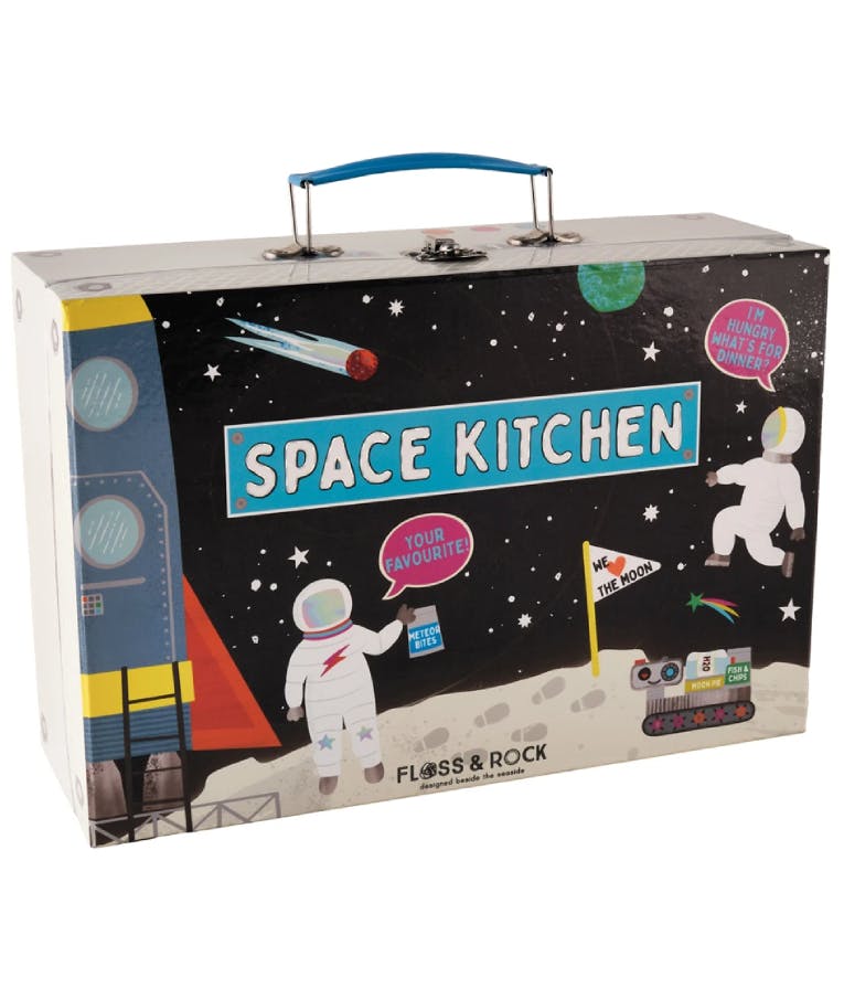 Floss&Rock Space Kitchen 10ps Set Σετ Κουζινικών 10τμχ με θέμα το Διάστημα Ηλικία 3+   40P3572