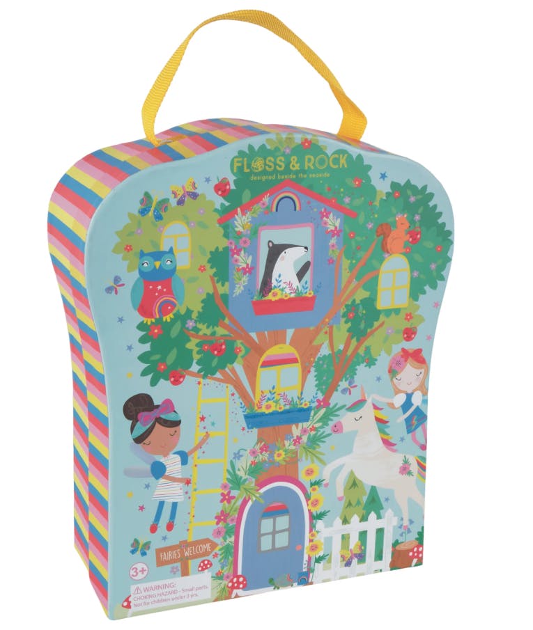 Floss&Rock Rainbox Fairy Playbox New Κουτί με 10 Ξύλινες Διπλής Όψης Φιγούρες   Ηλικία 3+   43P6364