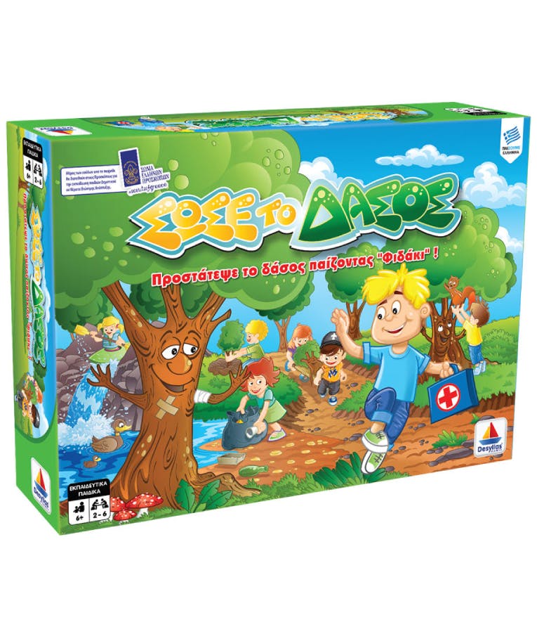 Επιτραπέζιο Εκπαιδευτικό Παιχνίδι  Σώσε το Δάσος  Desyllas Games  Ηλικία 6+  100524