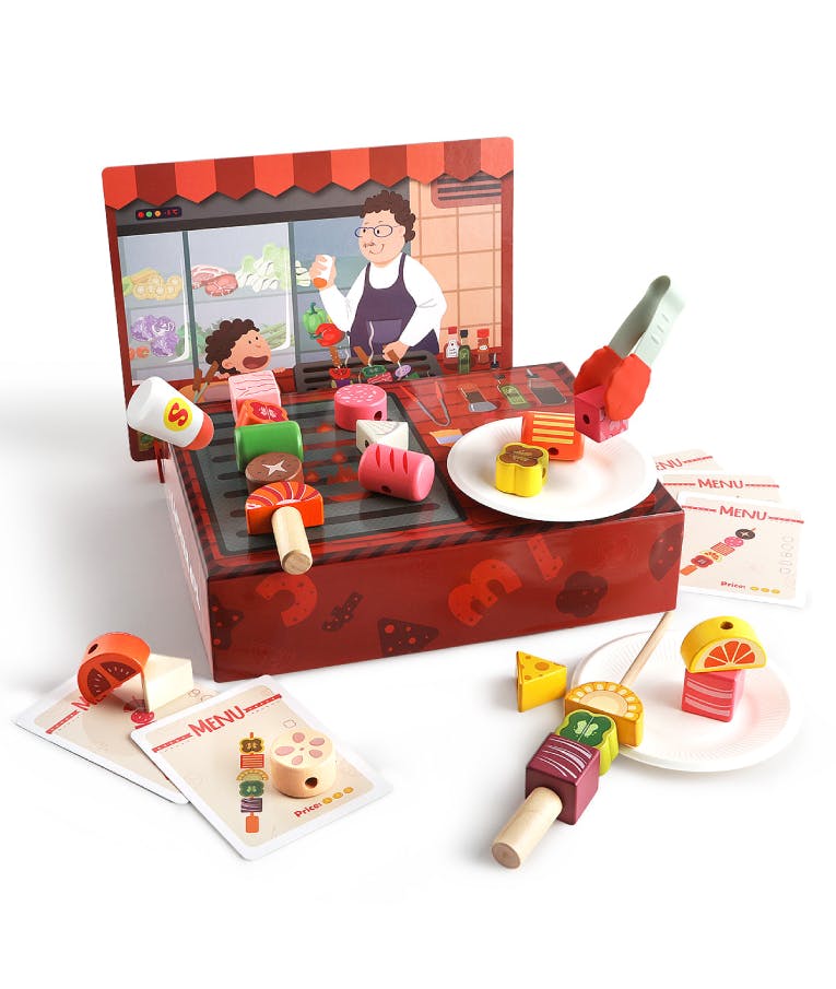 Εκπαιδευτικό Παιχνίδι Ρόλων Stack and Lacing Button Box - BBG Party Pretent Play Top Bright Ηλικία 3+ Desyllas Games 120453
