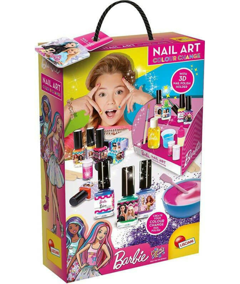 REAL FUN TOYS - Lisciani Barbie nail art - colour change 820-86016 Real Fun Toys