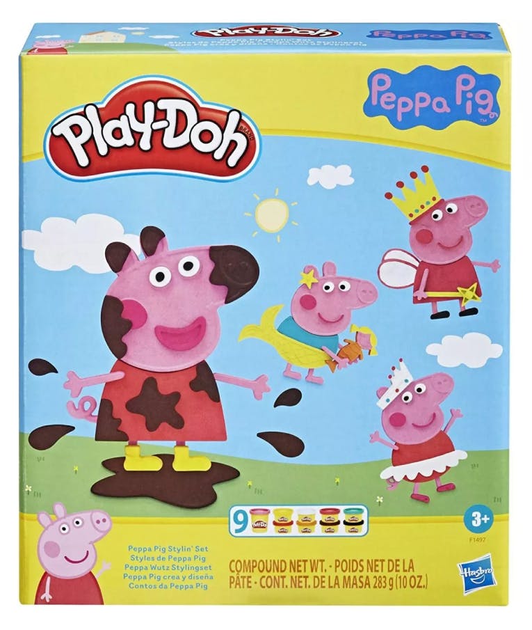 HASBRO - Πλαστελίνη - Παιχνίδι Δημιουργίας Πλαστοζυμαράκια Peppa Pig  E1497 Hasbro Play-Doh για παιδιά 3+