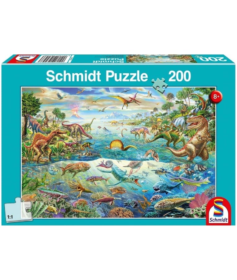 Puzzle Παζλ Schmidt Ανακαλύψτε τους Δεινόσαυρους 200pcs (56253) 43,2x29,1 εκ Ηλικία 8+