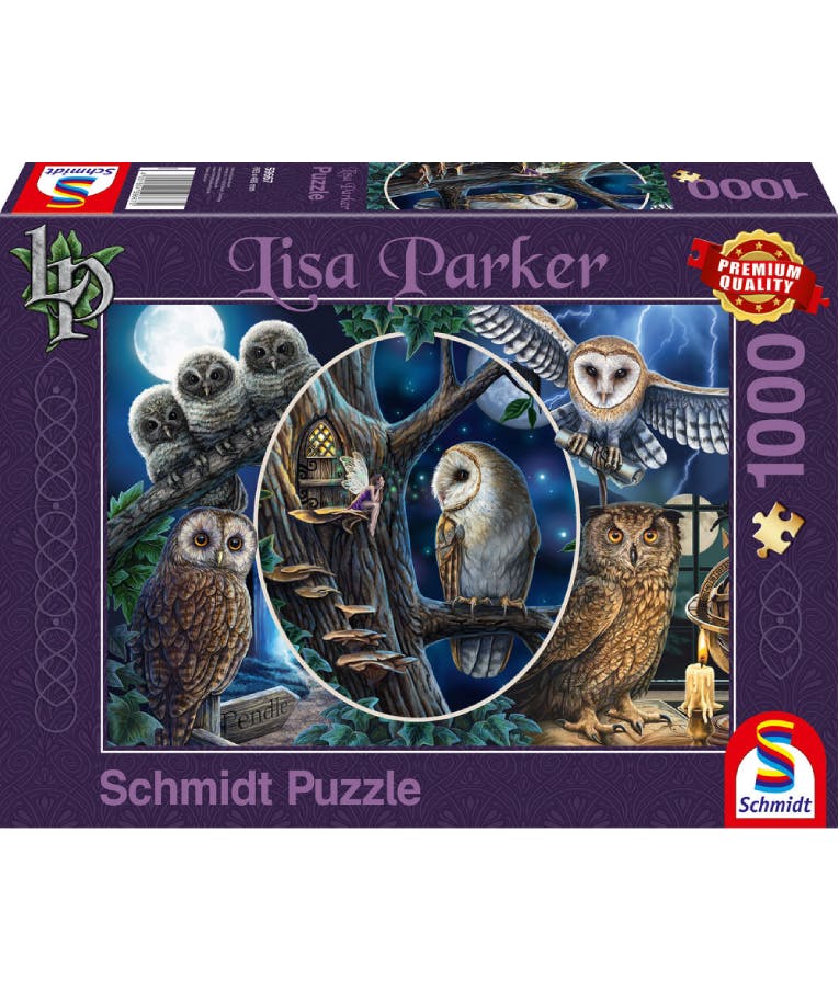Puzzle Παζλ Schmidt Lisa Parker ΜΥΣΤΗΡΙΩΔΕΙΣ ΚΟΥΚΟΥΒΑΓΙΕΣ 1000pcs (59667) 69,3x49,3 εκ