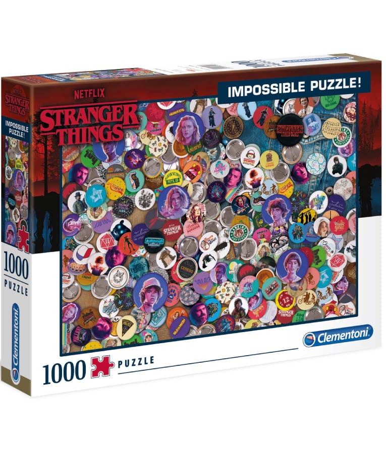 Puzzle Παζλ Stranger Things Impossible 1000 Τεμ. CLEMENTONI  39528 69x50 cm