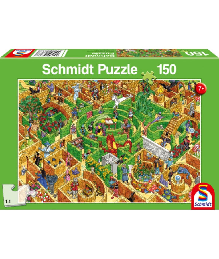 Schmidt Puzzle Labyrinth Παιδικό Παζλ Λαβύρινθος 150τεμ.  43.2x29.1cm  Ηλικία 7+  56367