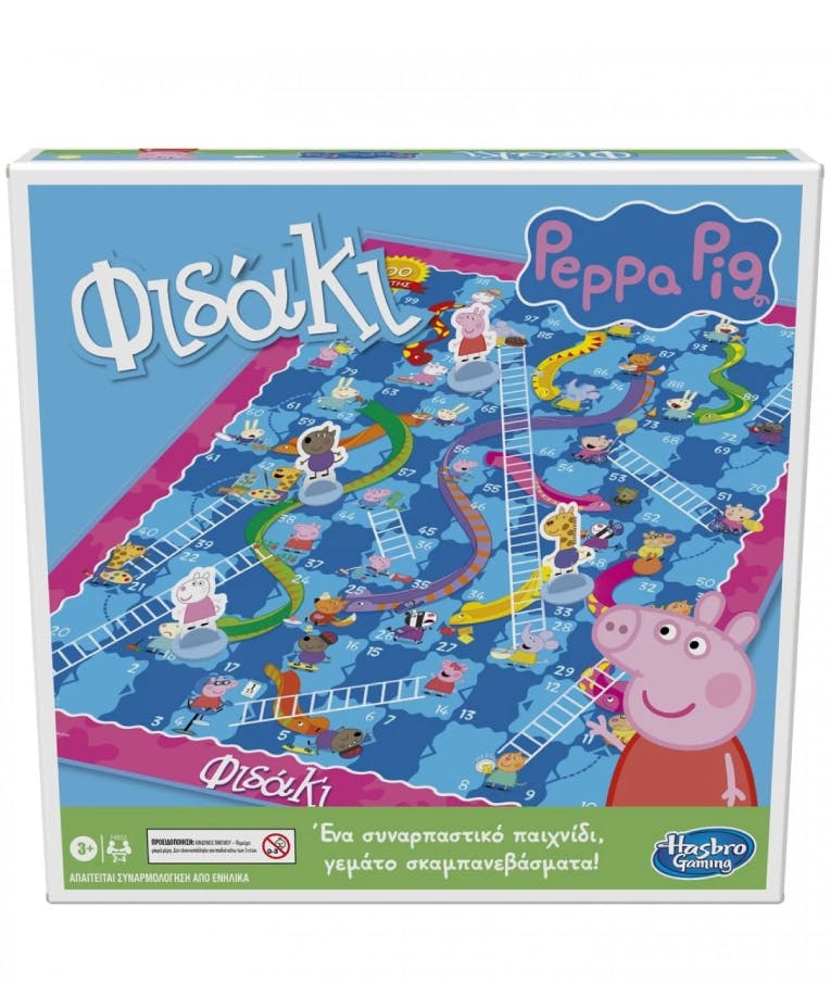 Hasbro Επιτραπέζιο Παιχνίδι ΦΙΔΑΚΙ Peppa Pig - Snakes and Ladders Peppa Pig  Ηλικία 3+ F4853