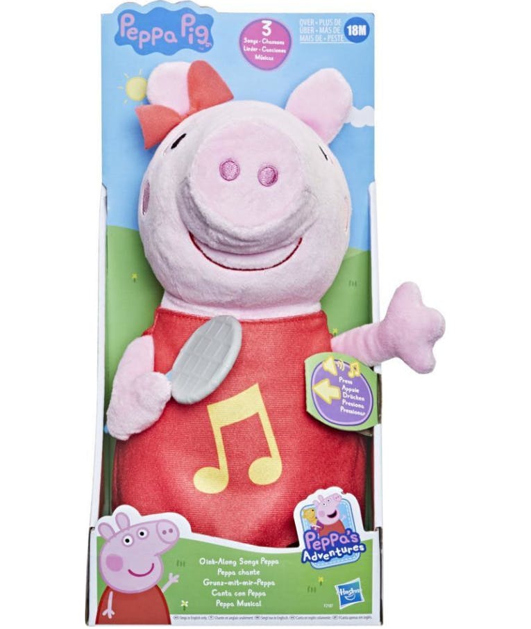 Hasbro PEPPA PIG Oink-Along Songs Peppa Singing  Λούτρινο  Ηλικία 18μ+ F2187
