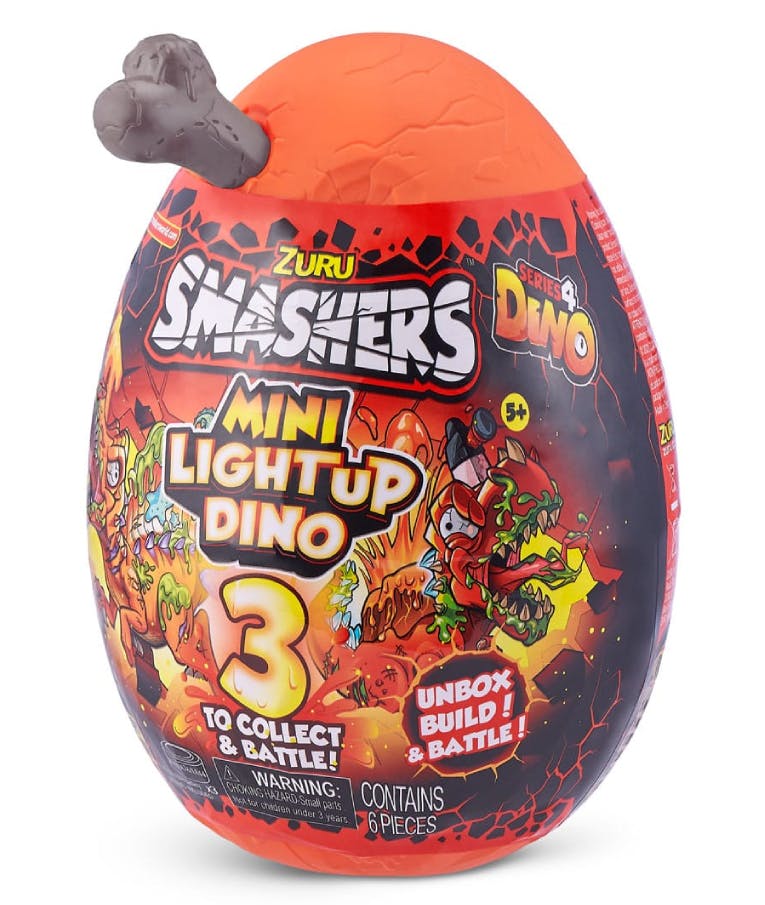 SMASHERS S4 LIGHT UP ΜΕΣΑΙΟ ΑΥΓΟ ΔΕΙΝΟΣΑΥΡΟΥ Ηλικία 5+ T-ZUR-7473