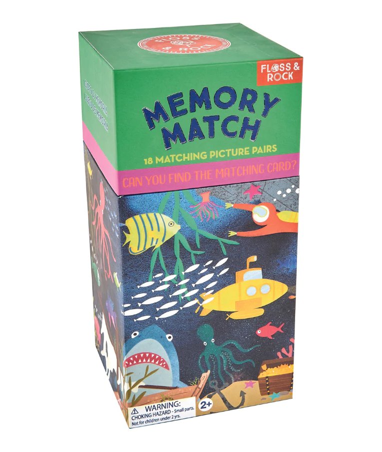 FLOSS & ROCK - Παιχνίδι Μνήμης με Κάρτες Deep Sea Memory Match Floss & Rock   Ηλικία 2+  44P6447