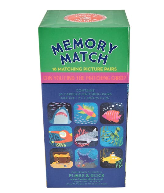 FLOSS & ROCK - Παιχνίδι Μνήμης με Κάρτες Deep Sea Memory Match Floss & Rock   Ηλικία 2+  44P6447