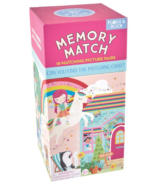 FLOSS & ROCK - Παιχνίδι Μνήμης με Κάρτες Rainbow Memory Match Floss & Rock   Ηλικία 2+  44P6444