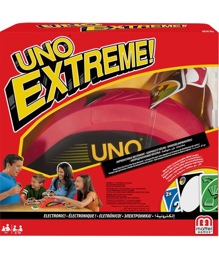 MATTEL - Mattel Games Επιτραπέζιο Οικογενειακό/Παρέας Παιχνίδι με Κάρτες UNO EXTREME!  Ηλικία 7+ GXY75