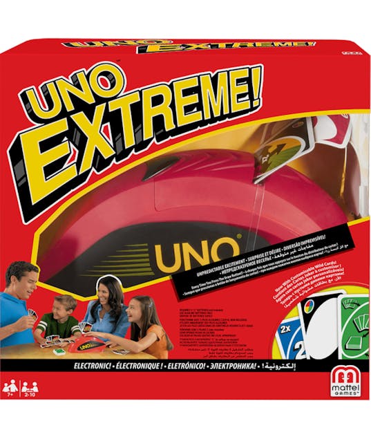 MATTEL - Mattel Games Επιτραπέζιο Οικογενειακό/Παρέας Παιχνίδι με Κάρτες UNO EXTREME!  Ηλικία 7+ GXY75