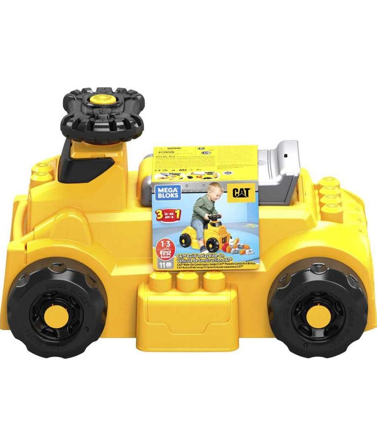 MEGA Bloks Cat Ride on Cat Όχημα με Τουβλάκια Κατασκευών 3 σε 1  11 pcs Ηλικία 1+ MB HDJ29