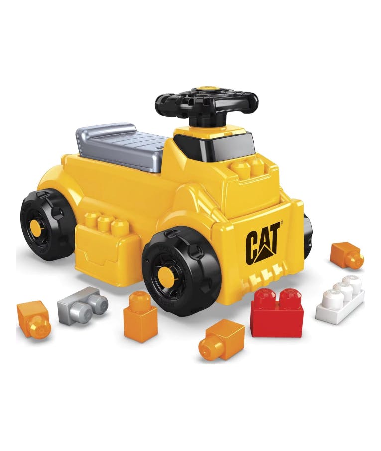 MEGA BLOKS - MEGA Bloks Cat Ride on Cat Όχημα με Τουβλάκια Κατασκευών 3 σε 1  11 pcs Ηλικία 1+ MB HDJ29