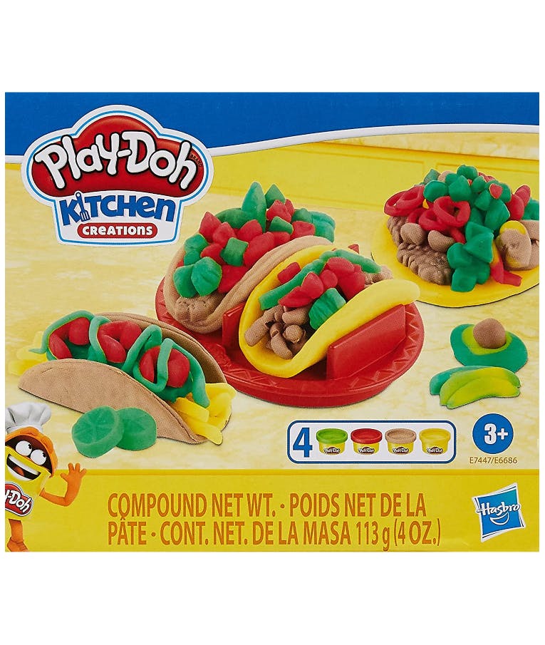 Πλαστελίνη - Πλαστοζυμαράκια E7447/E6686 EHasbro Play-Doh Kitchen Creations Tacos Foody Favorites Σχέδια για παιδιά 3+