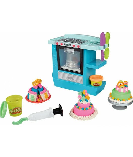 HASBRO - Πλαστελίνη - Παιχνίδι Δημιουργίας Πλαστοζυμαράκια F1321 Hasbro Play-Doh Kitchen Creations Rising Cake Oven Φούρνο για Κεικ 3+
