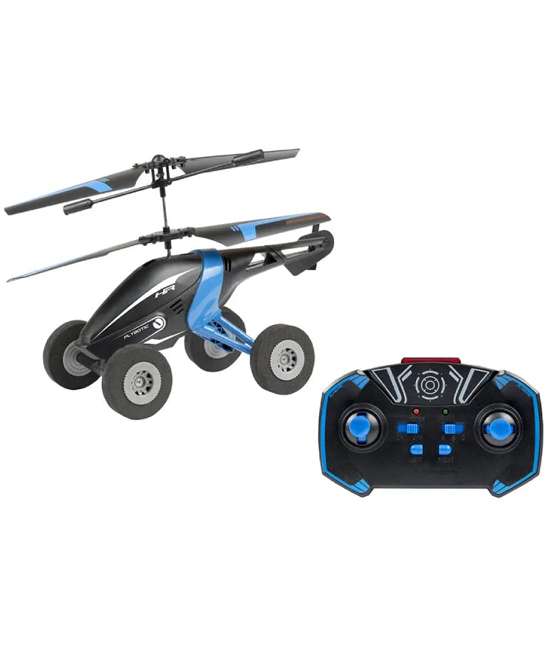 AS CLEMENTONI - Flybotic Air Τηλεκατευθυνόμενο Ελικόπτερο Μπλε Air Wheelz (7530-84778) Silverlit Ηλικία 10+