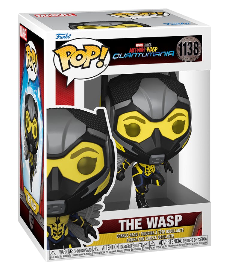 Funko Pop! Marvel: Ant-Man and the Wasp: Quantumania - Wasp*  1138 Bobble-Head Vinyl Figure 70491