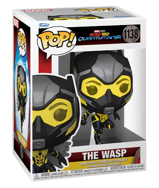 FUNKO - Funko Pop! Marvel: Ant-Man and the Wasp: Quantumania - Wasp*  1138 Bobble-Head Vinyl Figure 70491