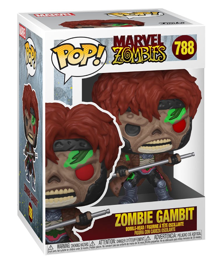Funko Pop! Marvel: Marvel Zombies - Zombie Gambit  788 Bobble-Head Vinyl Figure 49941