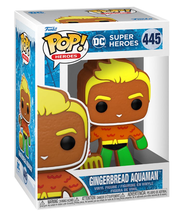 Funko Pop! Heroes: DC Super Heroes Holiday - Gingerbread Aquaman  445 Vinyl Figure 64321