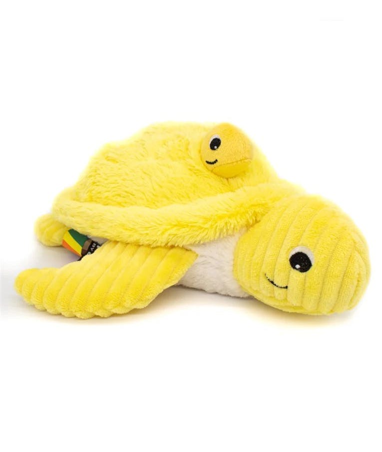 Les Ptipotos - Sauvenou Turtle Mum&Baby Yellow - Χελώνα Μαμά και Μωρό Κίτρινο Χρώμα 29x26x10cm Ηλικία 0+ 73504 By Les Deglingos
