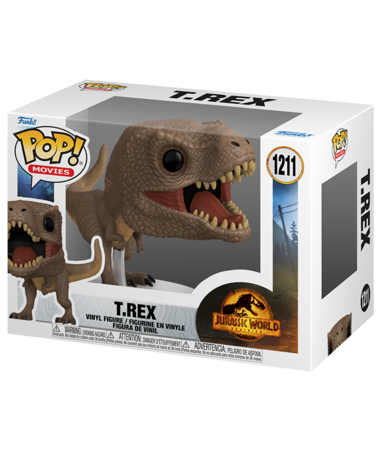 Funko Pop! Movies: Jurassic World Dominion - T-Rex 1211 Vinyl Figure 62222