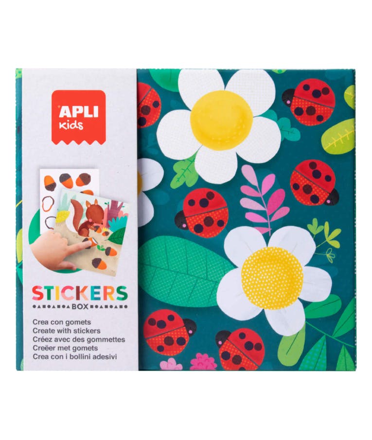 APLI -  Kids Stickers Game Box LADYBUG  | Ηλικία 3+ AP-18362