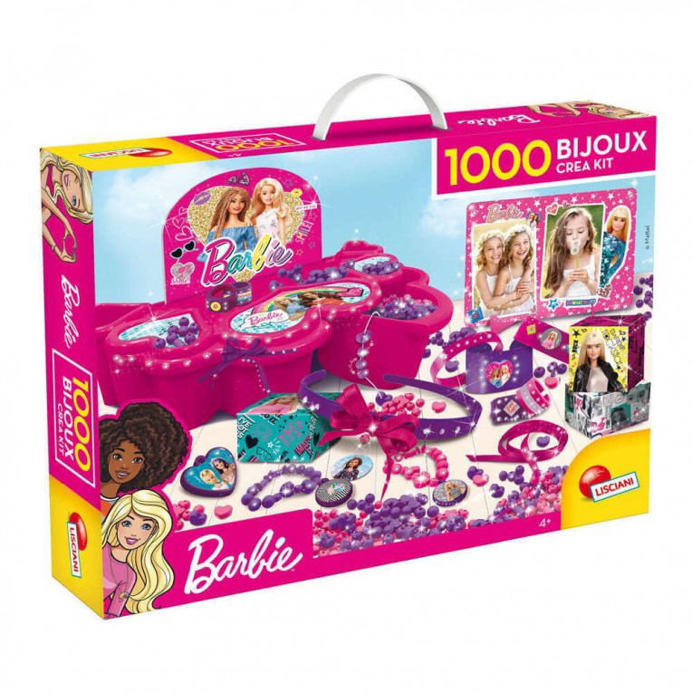 Lisciani Barbie 1000 Bijoux Crea Kit - Κατασκευή Μπιζού Ηλικία 4+ Real Fun Toys 76901