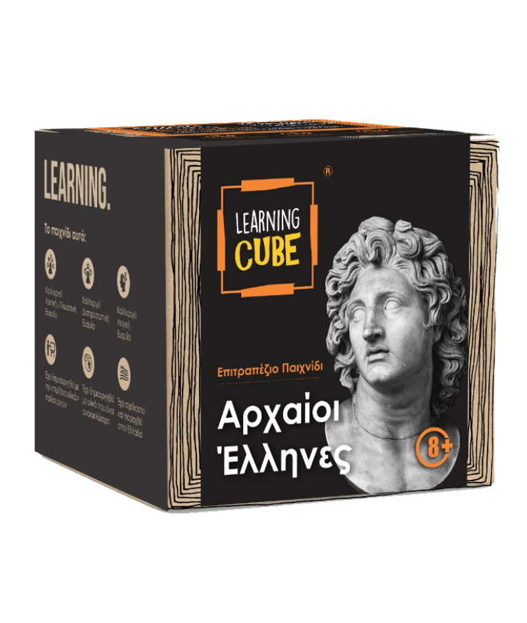LEARNING TUBE - Επιτραπέζιο Παιχνίδι με Κάρτες Αρχαίοι Ελληνες  History Edition Learning Cube Ηλικία 8+