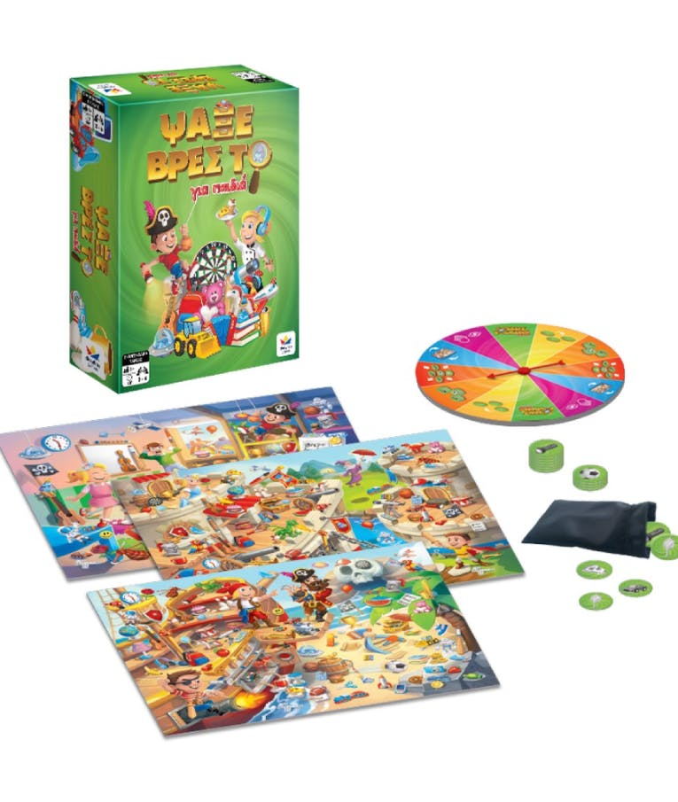 Επιτραπέζιο Οικογενειακό Παιχνίδι για Παιδιά Ψαξε Βρές το Desyllas Games Ηλικία 5+ 100811