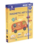 Mier Edu Μαγνητικό Εκπαιδευτικό Σετ ΟΧΗΜΑΤΑ - VEHICLES Magnetic Art Case (με 57 Μαγνήτες)  Ηλικία 3+  ΜΕ151