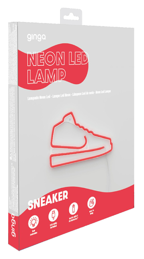 Ginga SNEAKER Neon Led Lamp - Φωτιστικό Τοίχου SNEAKER με φως Led Neon GI001SN