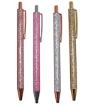 The Littlies Στυλό με Glitter στο Σώμα Ballpoint 0.7mm Tesoro (Διάφορα Χρώματα) 0582161 0.7 TIP