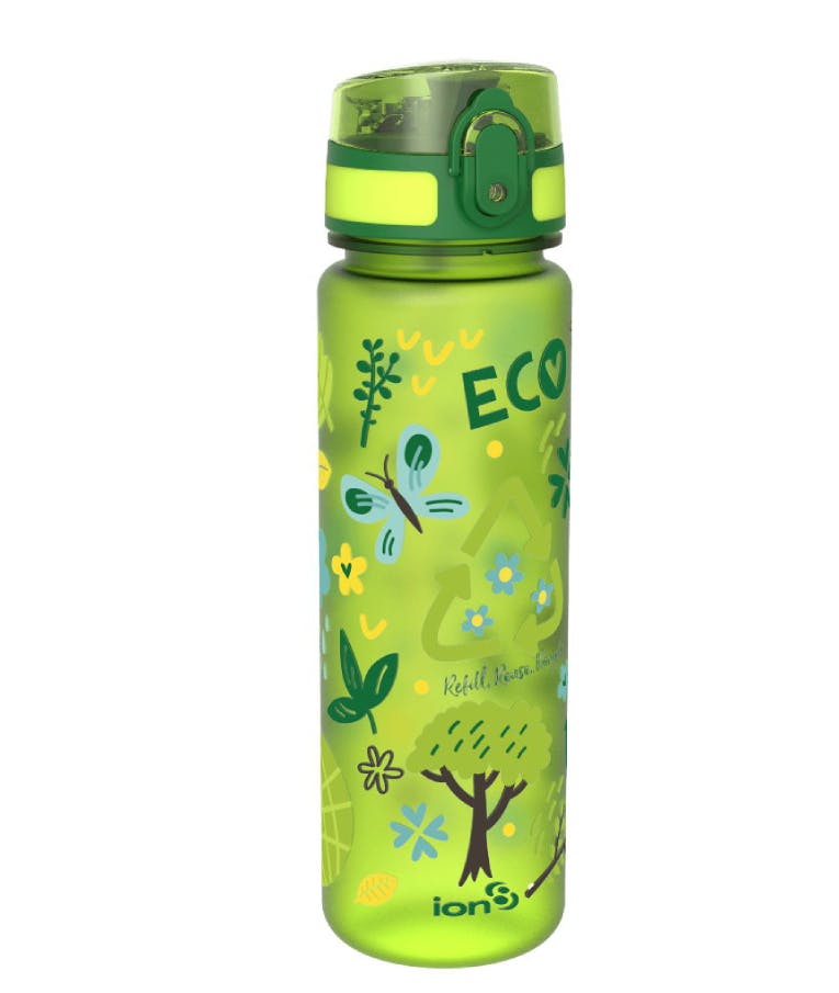 Ion 8 Leak Proof Sports Bottle Παγούρι Slim eco 600ml Πράσινο (Green) I8500FPGECO