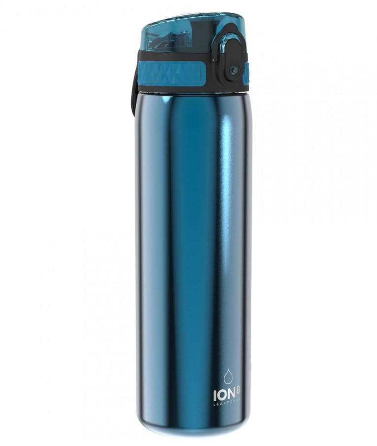 Ion 8 Leak Proof Insulate Steel Water Bottle Μπουκάλι Ανοξείδωτο Ατσάλι Slim Blue Μπλε 600ml I8SS500MBLU