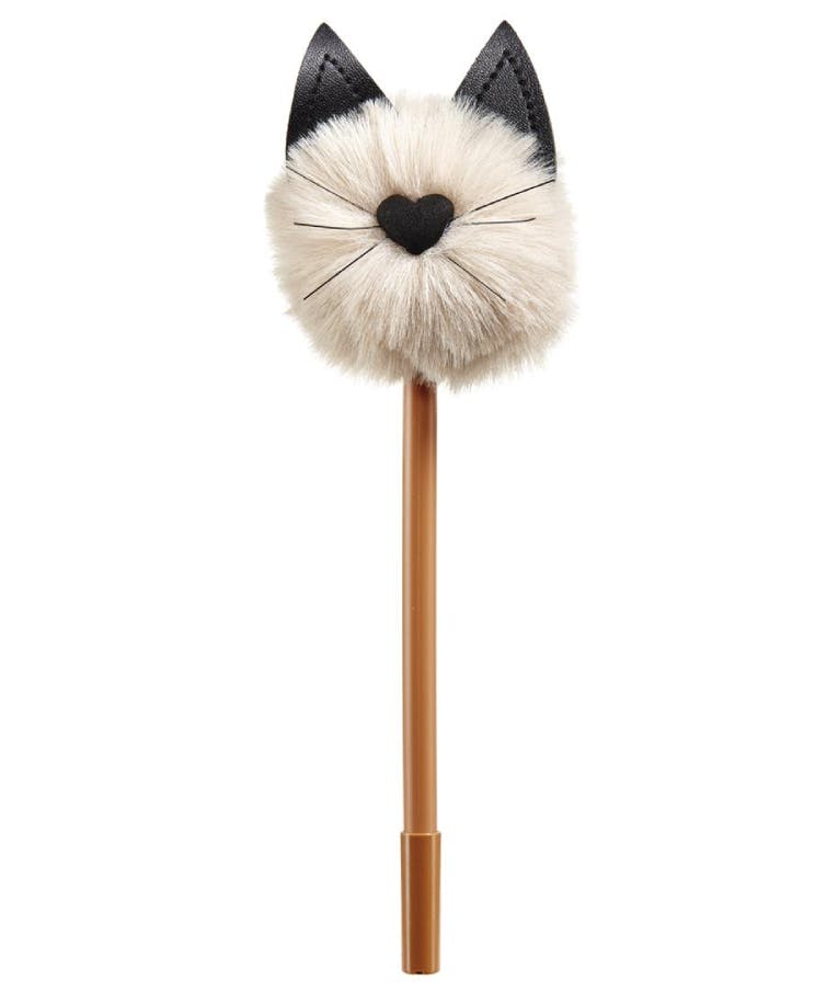 Στυλό με Pom Pom KITTY Miquelrius 11838 Back2Fun Μπεζ