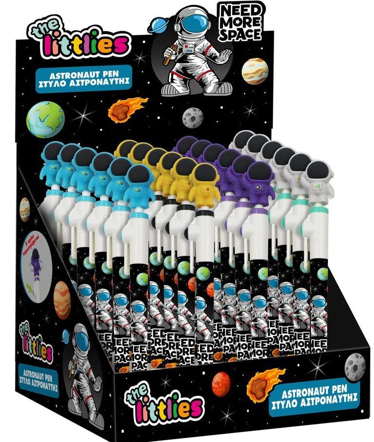 The Littles Στυλό με Spin Αστρονάυτης - Astronaut Pen  Διάφορα Χρώματα 646880