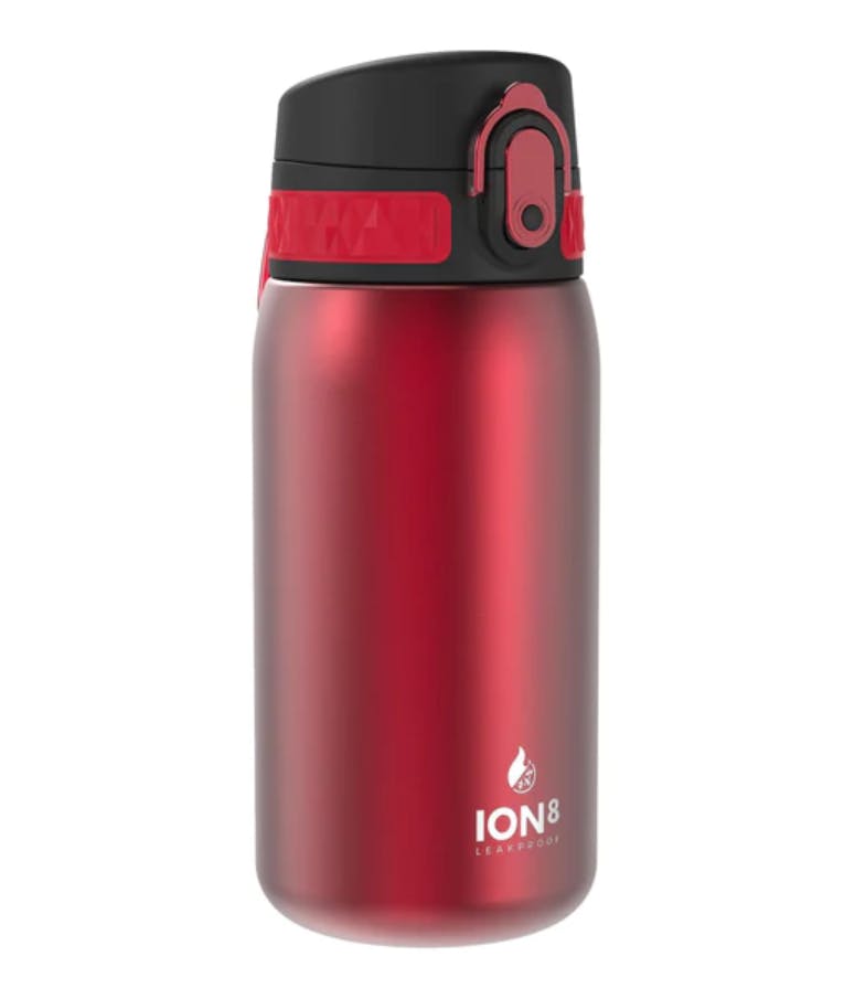 Ion 8 Leak Proof Insulate Steel Water Bottle Μπουκάλι ισοθερμικό μεταλλικό Ανοξείδωτο Ατσάλι Slim Κόκκινο Red 320ml I8TS350FRED