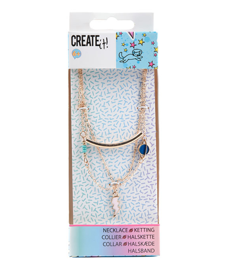 CREATE IT! - Create it! Necklace 3 Layered Charms - Κολλιέ με 3 Στρώσεις Ηλικία 6+ 84344