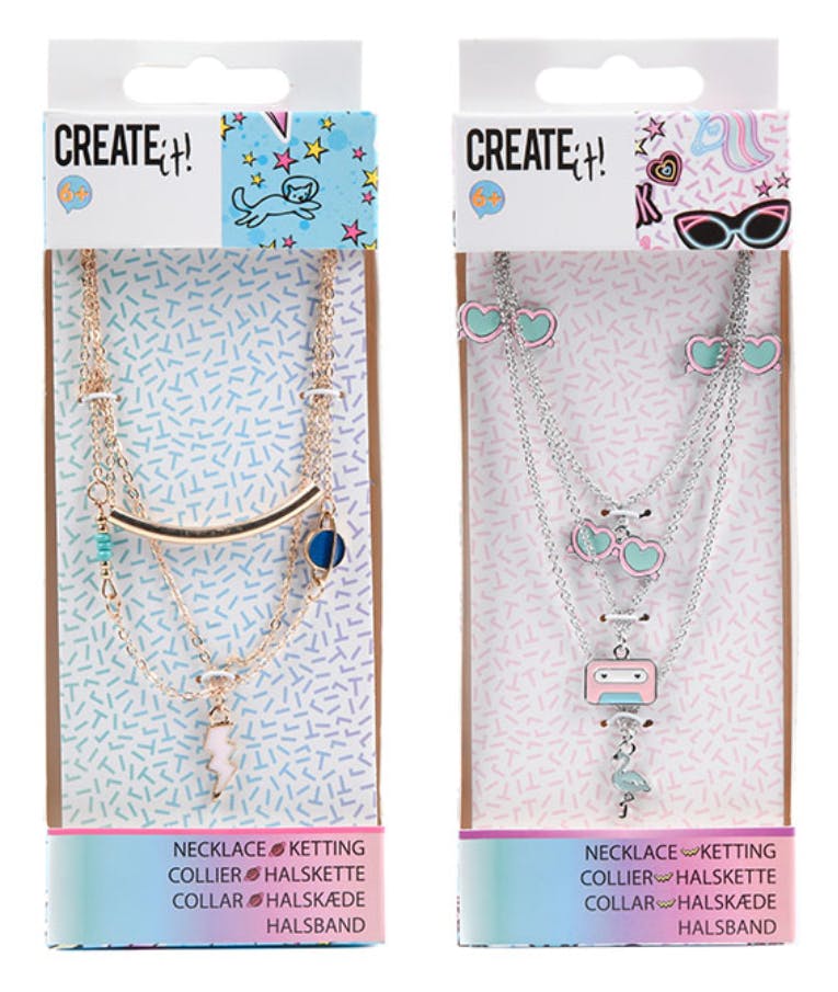 CREATE IT! - Create it! Necklace 3 Layered Charms - Κολλιέ με 3 Στρώσεις Ηλικία 6+ 84344