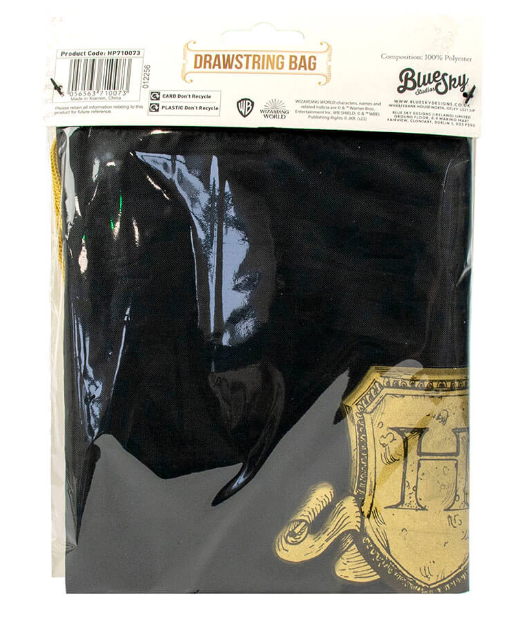MATH V - Harry Potter Draw String Bag HOGWARTS SHIELD Τσάντα Πλάτης με Κορδόνι  Wizarding World MathV HP710073