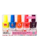 Create it! Nail Polish Neon Colors 5 Pack in Display - Σετ Μανό σε 5 ΝΕΟΝ Χρώματα Ηλικία 6+ 845514