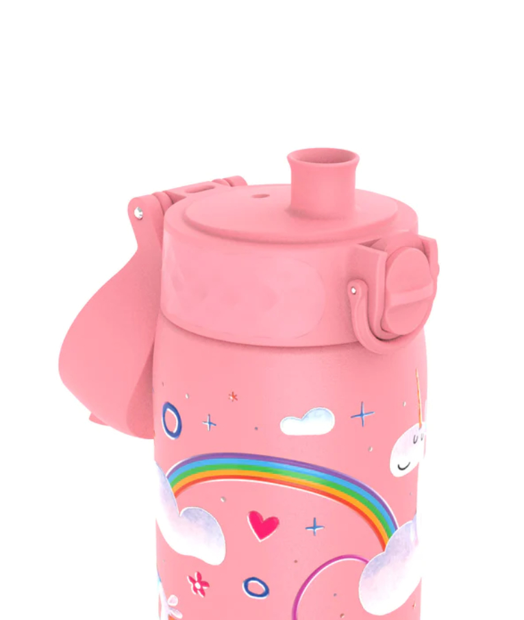 ION8 - Ion 8 Leak Proof Sports Bottle Παγούρι Slim Unicorn Rainbow Μονόκερος Ροζ 600ml I8RF500PPUNIRAIN