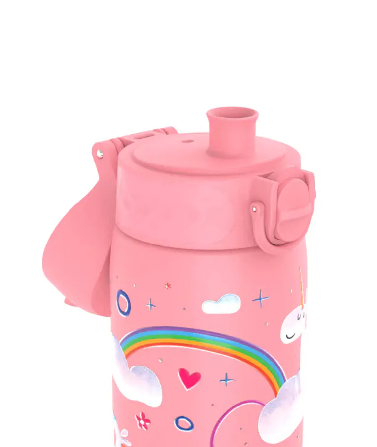 ION8 - Ion 8 Leak Proof Sports Bottle Παγούρι Slim Unicorn Rainbow Μονόκερος Ροζ 600ml I8RF500PPUNIRAIN