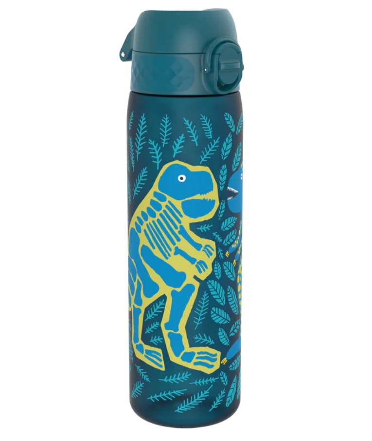 Ion 8 Leak Proof Sports Bottle Παγούρι Slim Δεινόσαυρος Dino 600ml Μπλε Blue I8RF500PTDINO