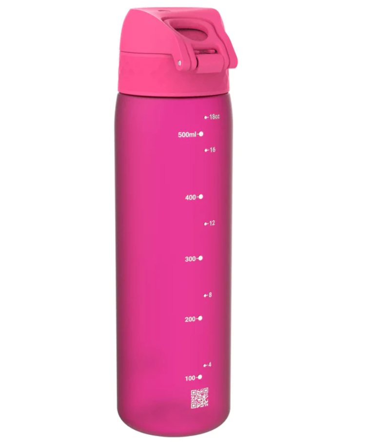 ION8 - Ion8 Leak Proof Slim Sports Water Bottle Φούξια Παγούρι 500ml  I8RF500PIN